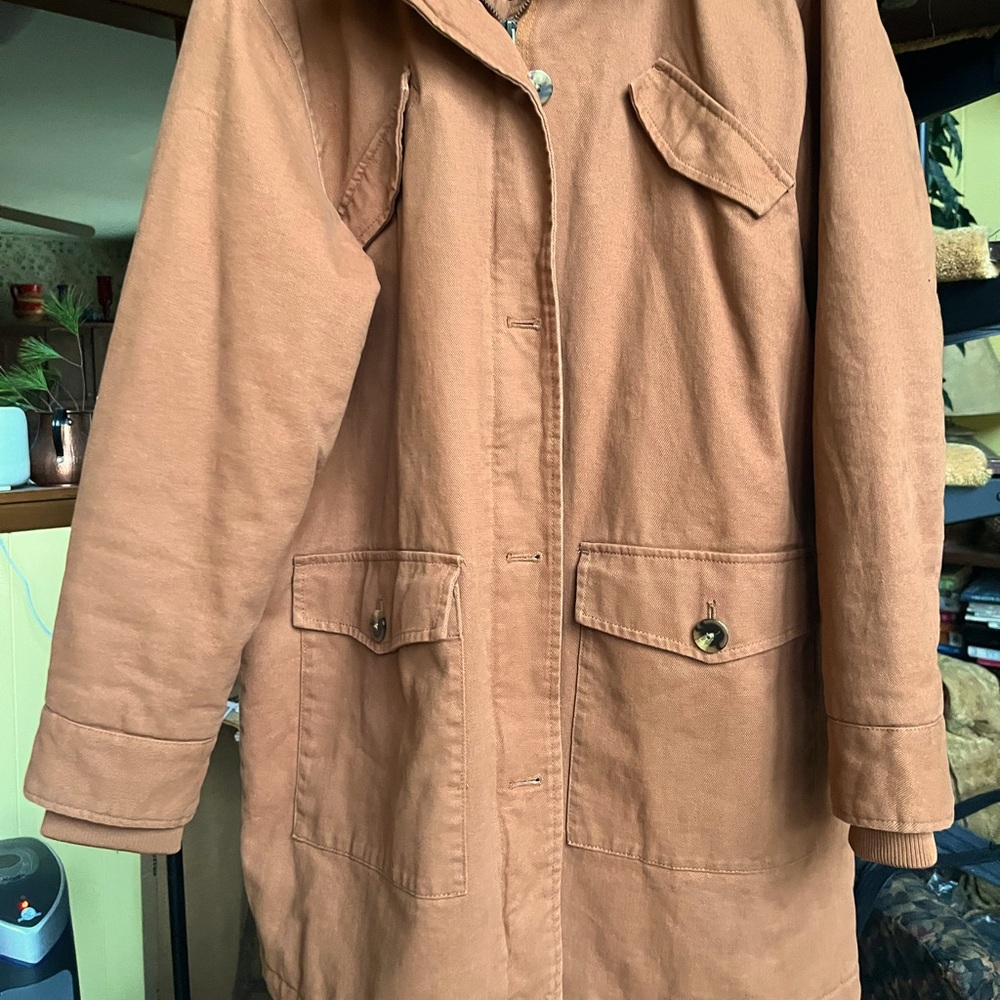 Long Universal Thread Coat Burnt Orange